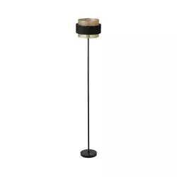 Osram - Podna lampa DECOR HORNET 1xE27/10W/230V crna/zlatna