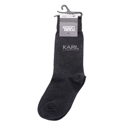 KARL LAGERFELD Muške čarape 805510-512102-7, Tamnosive