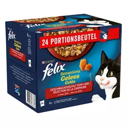 20 % popust na Felix Sensations vrećice! - Govedina, piletina, pačetina, janjetina (24 x 85 g)