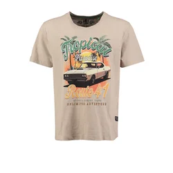 Key Largo Majica KL Paradise temno bež