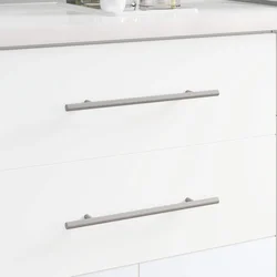 Drška za ormar 12 pcs Srebrno 300 mm Nehrđajući čelik