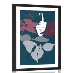 Plakat s paspartujem pustolovščina v džungli - 60x90 white