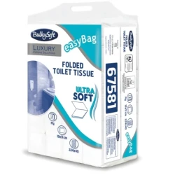 Bulkysoft easyBag eccellence V složivi toalet papir 2sl (40 pak) ( 184-C67581E20 )