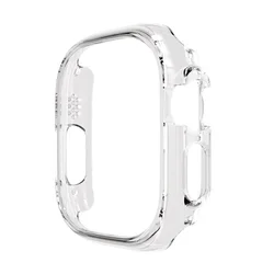 Kmaxai Zaštitno kućište za pametni sat + Zamenska narukvica za pametni sat za Apple Watch Ultra 3, Providna