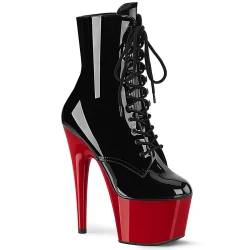 Pleaser Adore-1020 Blk Pat/Red 43