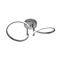 MASTER  Luster LED stropni 30Wx2 3000-6000K GS-623486 CR sivi