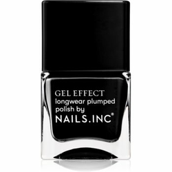 Nails Inc. Gel Effect dolgoobstojen lak za nohte odtenek Black Taxi 14 ml