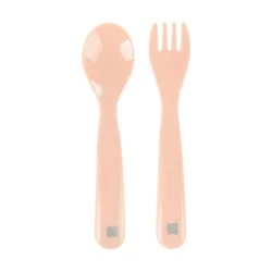Kikka Boo Set kašičica i viljuška PP Glossy Pink