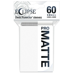 Ultra Pro Matte Eclipse Small Desk Protector Sleeves 60 - Arctic White