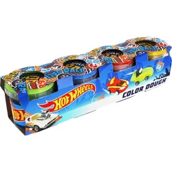 Mega Creative HOT WHEELS PLASTIČNA PASTA 4 POSODICE