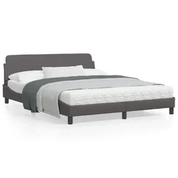 Okvir za krevet Dover sivi 160x200 cm od umjetne kože