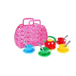 Teddies Komplet plastičnih posod 3 barve v plastični vrečki/vedrovki