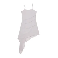 Cropp - Haljina na bretele - light grey