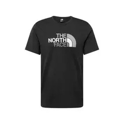 THE NORTH FACE Majica Easy svetlo siva/črna/bela