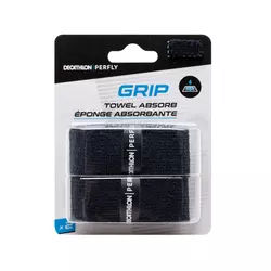 UPIJAJUĆI GRIP ZA BADMINTON 2 KOMADA CRNI