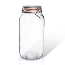 Stekleni kozarec Orion patent BELA, 2 l