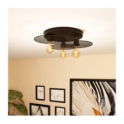 Eglo 43728 - Plafonska svetiljka IKESTON 3xE27/40W/230V