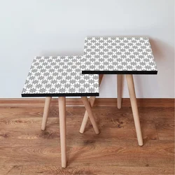 HANAH HOME Set 2 stočića 2Shp10 Black