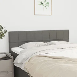 Uzglavlja tamnosiva 144x5x78/88 cm od tkanine