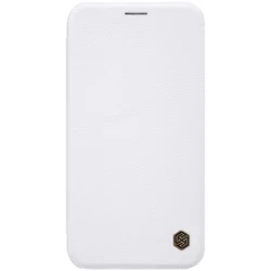 Maska na preklop Nillkin Qin za iPhone XR, Bela