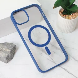 Torbica Magesafe za iPhone 15 Plus 6.7 tamno plava