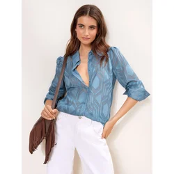 Lipsy Bluza golobje modra