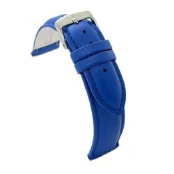 Kožni kaiš Diloy 18mm DIL302.16 Indigo plava boja
