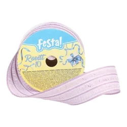 Festa rosett 10 ukrasna traka 25mm 3m ljubičasta ( 710781 )