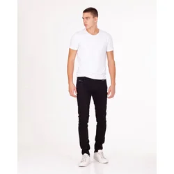 Denistar Muške farmerke 100-2526, Slim fit, Crne