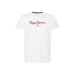 Pepe Jeans Majica Eggo mornarska/temno rdeča/bela