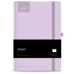 Blok notes z elastiko pastel violet a5 tp črt 96l