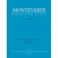 MONTEVERDI:LORFEO VOCAL SCORE