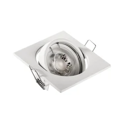 Ugradna plafonska svetiljka 1xGU10/MR16/10W/230V 9x9 cm bela