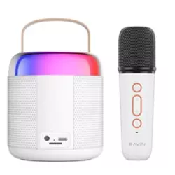 Bavin Mini karaoke zvučnik sa mikrofonom bela - BM-19 bela