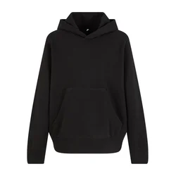 Terry Boys Hoodie Black
