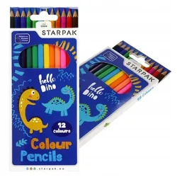 STARPAK Olo trpežne barvice, 12 barv