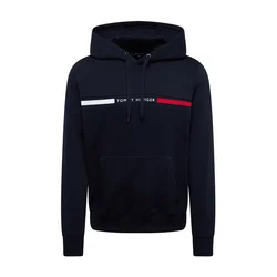 TOMMY HILFIGER Majica  mornarska / rdeča / bela