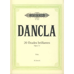 DANCLA:20 ETUDES BRILLANTES OP.73 VIOLA