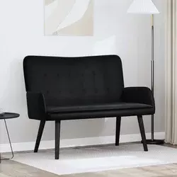 Kauč za dvoje Crna 115 x 61 x 87 cm Baršun