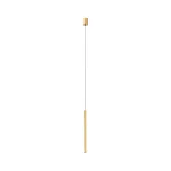 Redo 01-3857 - LED luster na sajli NIKOS LED/8W/230V CRI 90 prečnik 6 cm zlatni