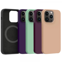 Maska Summer color Magsafe za iPhone 15 Pro Max roze
