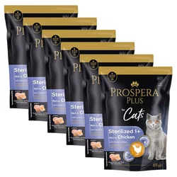 Prospera Plus Sterilized 1+ Chicken & Carrot vrečka 6 x 85 g