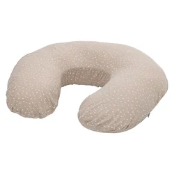 Bubaba by FreeON materinska blazina mala, bela srca, beige