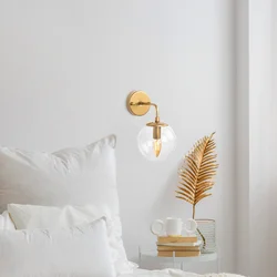 Opviq Zidna lampa E14 Max 40W, Zlatna