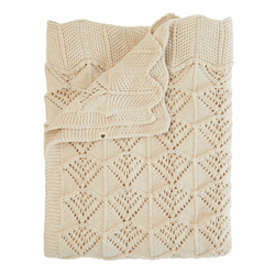 BIBS Wavy Pleteno ćebe,  Ivory