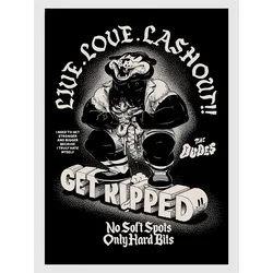 The Dudes Ripped Unlimited Prints black