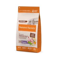 NATURES VARIETY Hrana za mačke sa ćuretinom Original GF Adult Sterilised 1.25kg