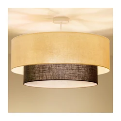 Brilagi - LED plafonski luster BOHO STIL 3xE27/15W/230V prečnik 60 cm krem/braon