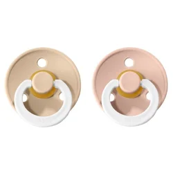 BIBS Cucle, Svtleće, 0-6m, 2 komada, Blush night & Vanilla night
