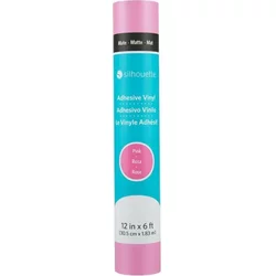 Silhouette Matte Removable Vinyl - 30,5 cm x 1,8 m - Pink